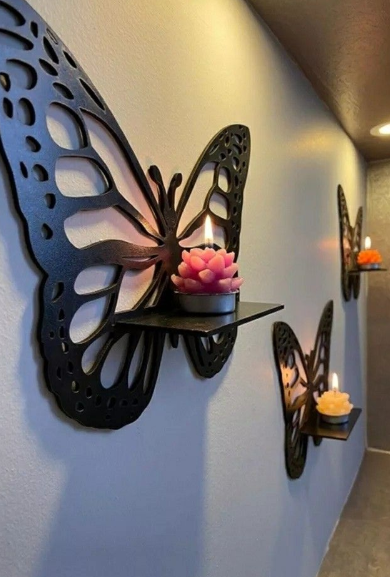 Wooden decorative butterflies